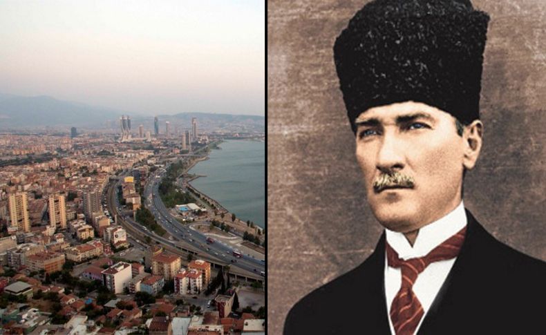 Bayraklı’da 'Kalpaklı Atatürk' sürprizi