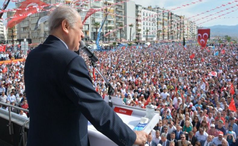 Gündoğdu mitingi için Bahçeli’den İzmirlilere SMS’li davet