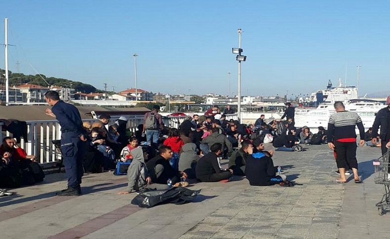 İzmir'de 422 kaçak göçmen yakalandı