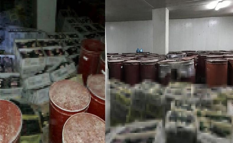 Çeşme'de 30 bin litre kaçak üretim şarap ele geçirildi
