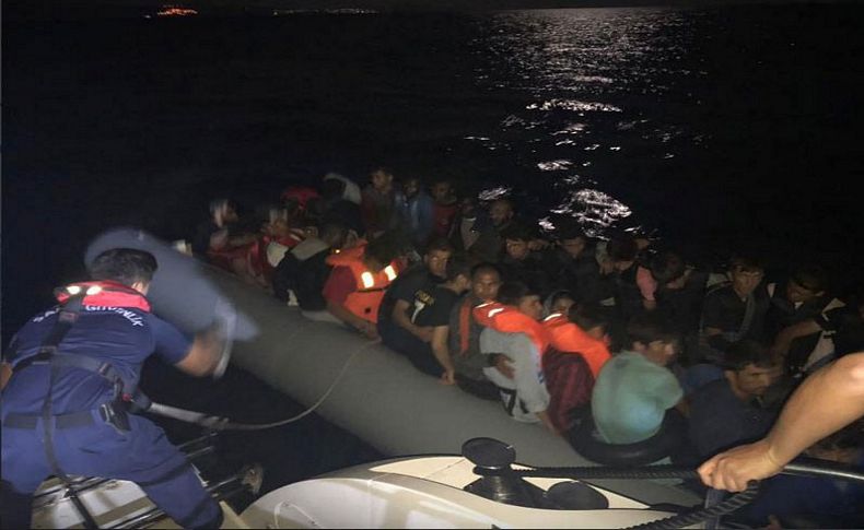 Üç ilçede 152 kaçak göçmen yakalandı