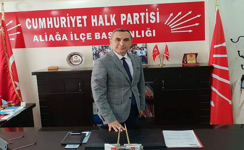 CHP Aliağa İlçe Başkanı Durmaz, istifasını açıkladı