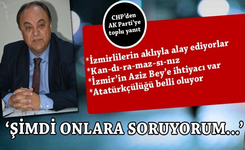 CHP'den AK Parti'ye toplu yanıt: Kandıramazsınız