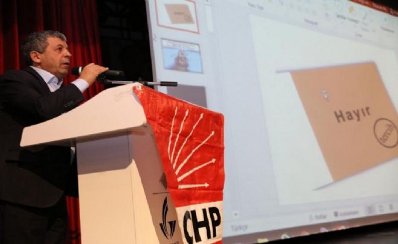 CHP Güzelbahçe'de iddialı 'hayır' mesajı