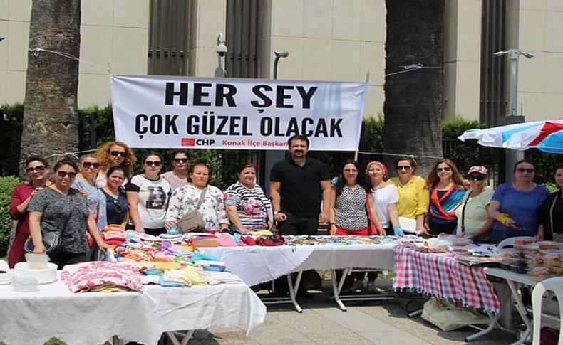CHP Konak'tan İmamoğlu'na kermesli destek
