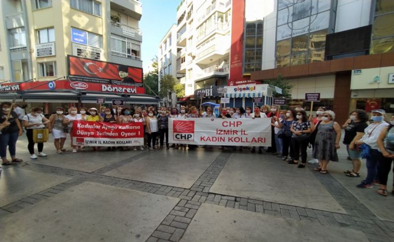 CHP'li kadınlar şiddete 'hayır' dedi