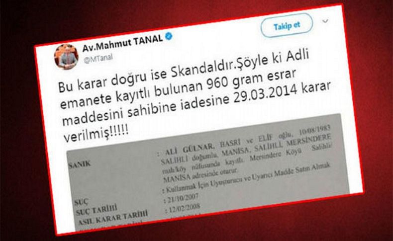 CHP’li Tanal’ın Twitter paylaşımına savcılıktan açıklama