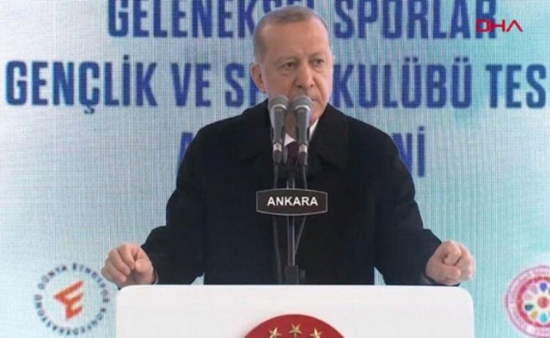 Cumhurbaşkanı Erdoğan açılışta gençlere seslendi