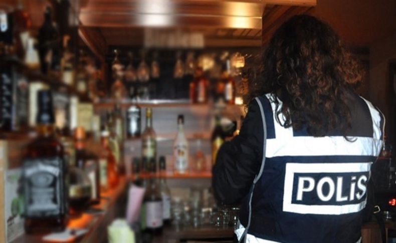 İzmir'de polisten iş yerlerine sahte içki denetimi
