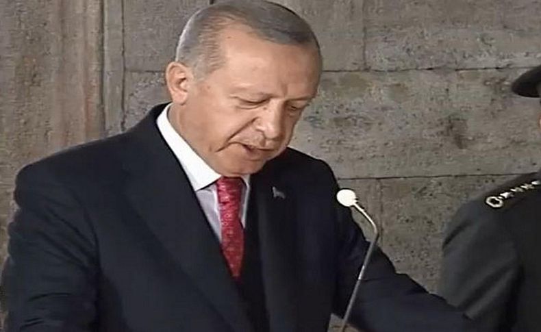 Devletin zirvesi Anıtkabir'de... İşte Erdoğan'ın mesajı