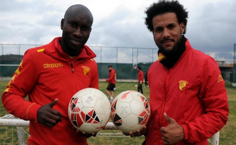 Göztepeli Diarra ve Cleyton: 'Hedef Süper Lig'