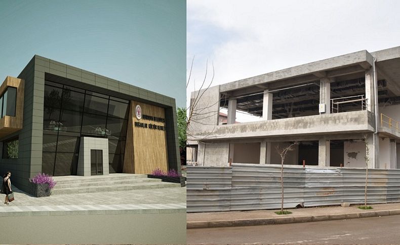Doğanlar Kültür Merkezi’nin kaba inşaatı tamamlandı