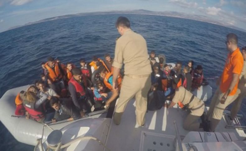 Ege Denizi'nde 241 göçmen yakalandı