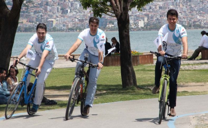 EİB Bisiklet Takımı İzmir için pedal çeviriyor