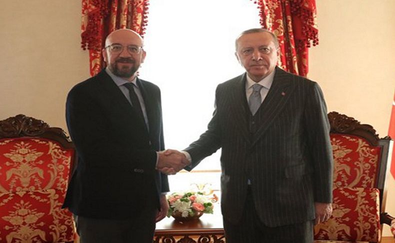 Erdoğan, AB Konseyi Başkanı Michel'le görüştü