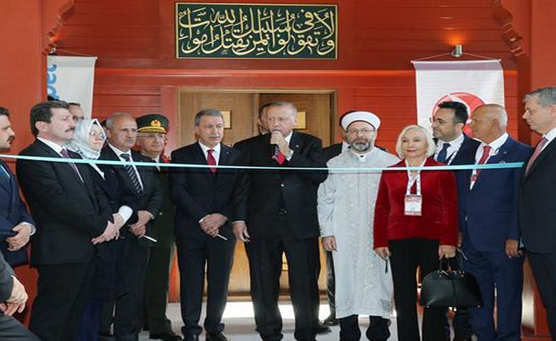 Erdoğan, 'Çanakkale Şehitler Abidesi Camisi'nin açılışına katıldı