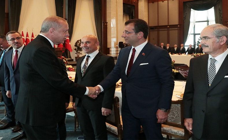 Erdoğan büyükşehir belediye başkanları ile buluştu
