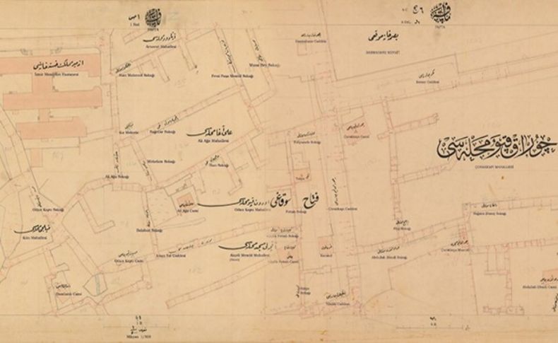 Eski İzmir'e ışık tutan harita dijital arşivde