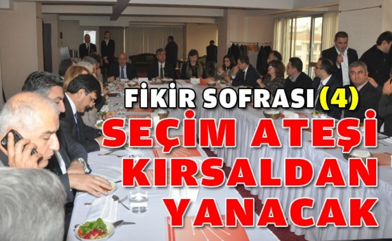 Fikir Sofrası 4: CHP İzmir çalışmaları masaya yatırdı