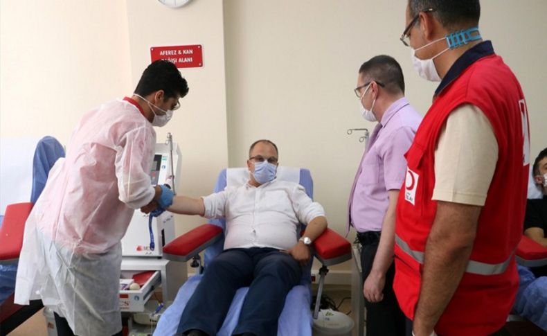 Gaziemir'de kan bağışı kampanyası düzenlendi
