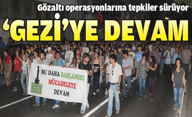 Gezi gözaltılarını yaklaşık 2 bin kişi protesto etti