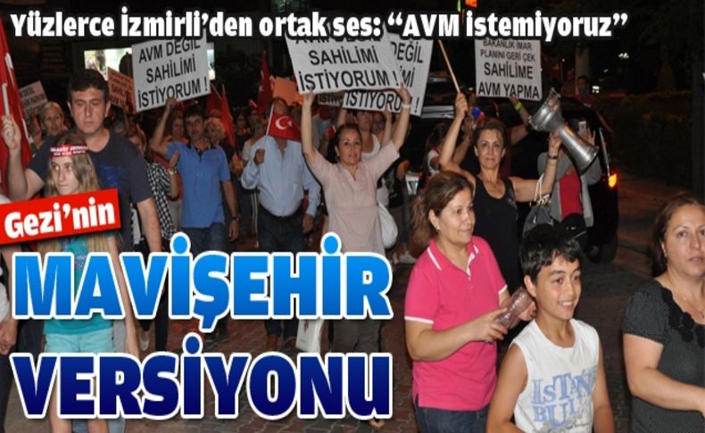 Gezi Parkı ilham verdi, Mavişehirliler de yürüdü