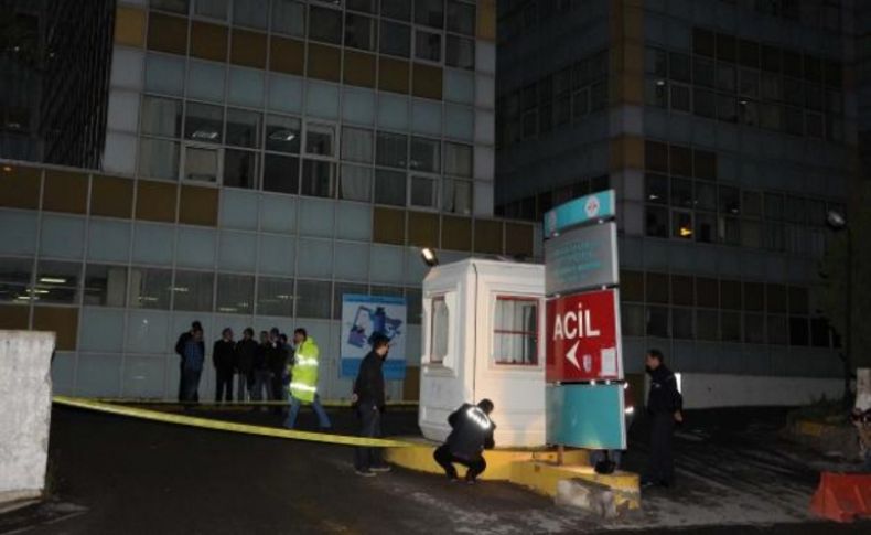 Güvenlik görevlisi hastane bahçesinde vuruldu