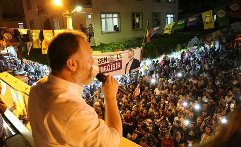 HDP'li Temelli İzmir'de konuştu
