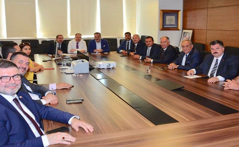 İl Başkanı Şengül ve belediye başkanlarından Ankara'ya proje çıkarması