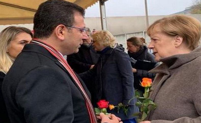 İmamoğlu, Merkel ile bir araya geldi