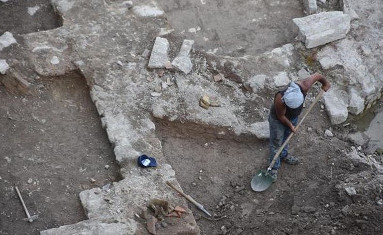 İnşaat temelinden Roma dönemine ait kalıntılar çıktı