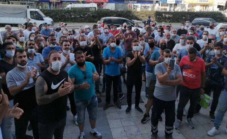 Çiğli'de işçilerden Gümrükçü’ye yüzde 30 tepkisi: Suyu sıksak yüzde 15!
