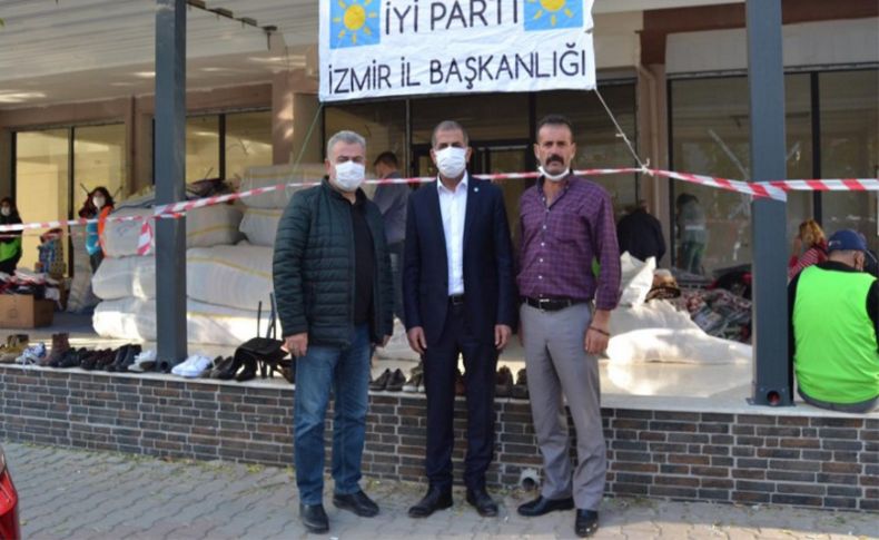 İYİ Parti İzmir yardım kampanyası başlattı