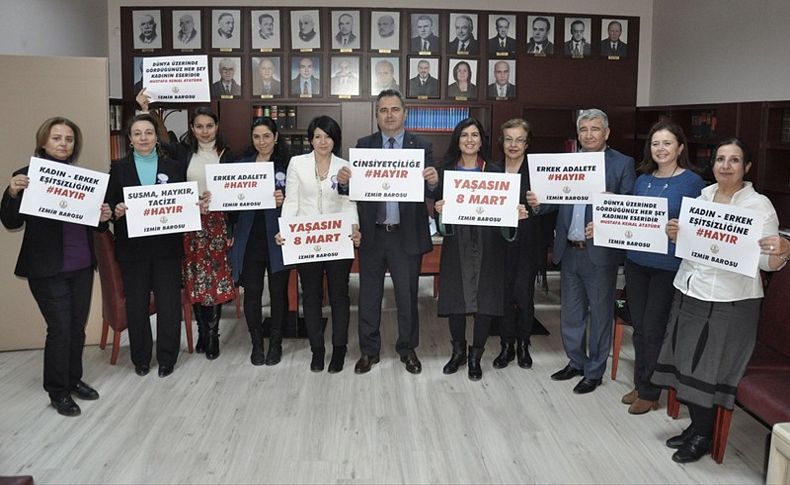 İzmir Barosu'ndan 8 Mart açıklaması