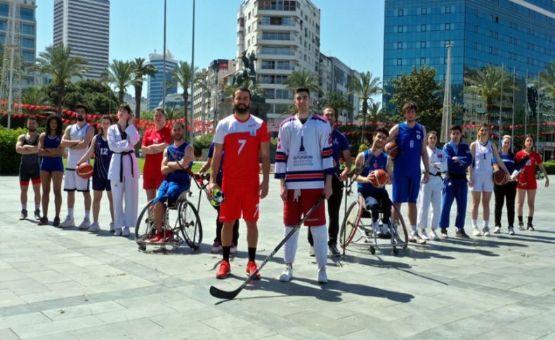İzmir BŞB'li sporculardan 19 Mayıs'a özel etkinlik
