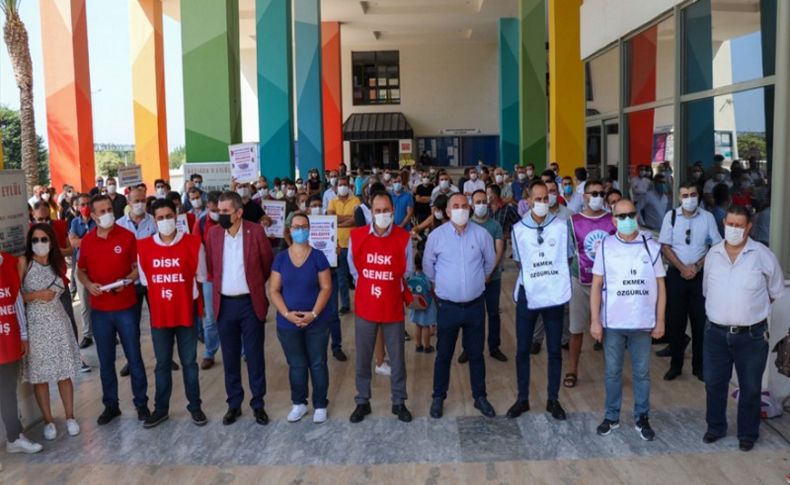 İzmir Büyükşehir Belediyesi işçilerinden 'dönüşümlü çalışma' talebi