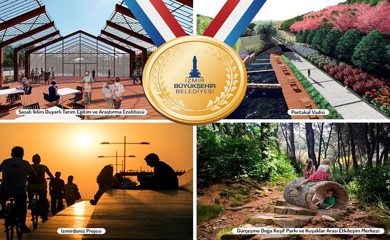 İzmir Büyükşehir Belediyesi'nin projelerine ödül yağdı