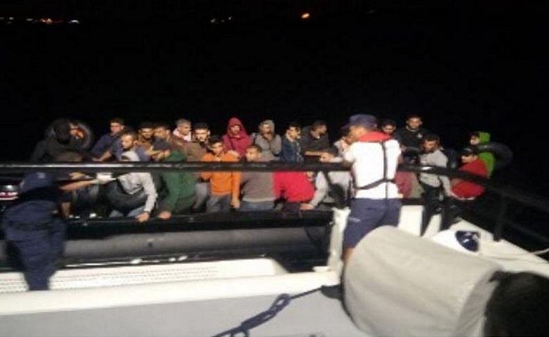 İzmir'de 142 düzensiz göçmen yakalandı