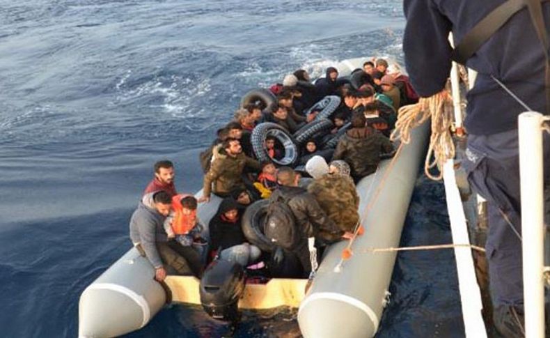 İzmir'de 232 kaçak göçmen yakalandı