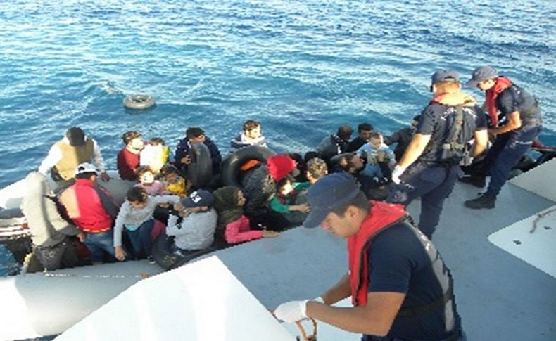 İzmir'de 234 kaçak göçmen yakalandı