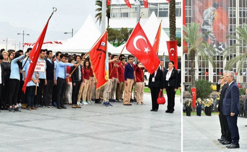 İzmir'de 29 Ekim kutlamaları 'resmen' başladı
