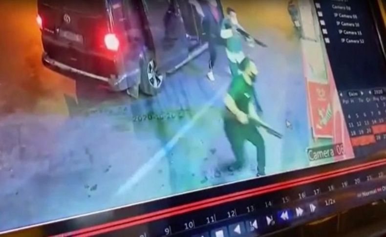 İzmir'de 7 kişi pompalı silah ve sopalarla tekel bayisini bastı