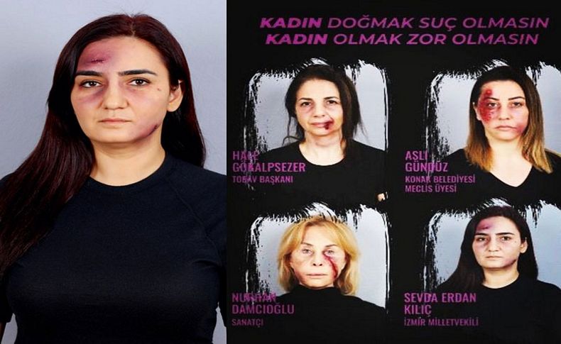 İzmir'de 8 Mart öncesi anlamlı proje: Kadın doğmak suç olmasın