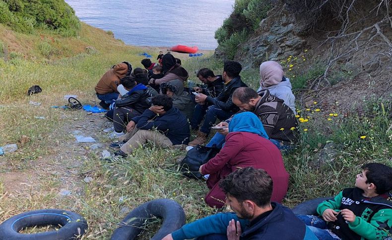 İzmir'de 81 göçmen yakalandı