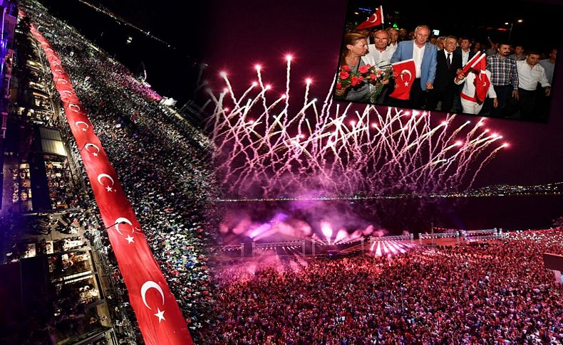 İzmir’de 9 Eylül’e coşkulu kutlama