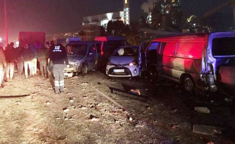 İzmir'de buzlanma kazası: 1 ölü, 7 yaralı