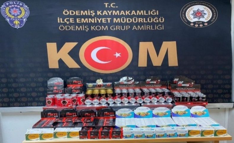 İzmir'de cinsel içerikli ürün ve uyuşturucu operasyonu