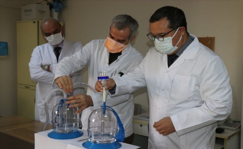 İzmir'de doktorlar, Kovid-19 hastalarından bulaş riskini azaltan sistem geliştirdi
