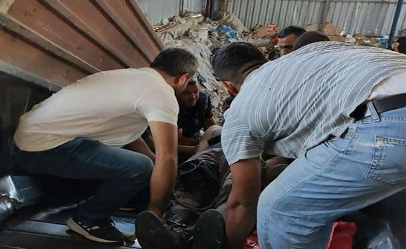 İzmir'de feci kaza: Bacağını öğütücüye kaptırdı