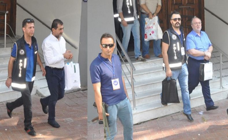 İzmir'de FETÖ'den gözaltına alınan iş adamları adliyeye sevk edildi
